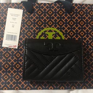 Tory Burch Alexa  foldable mini wallet